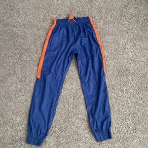 NEW NEVER WORN PLT BLUE/ORANGE PANTS